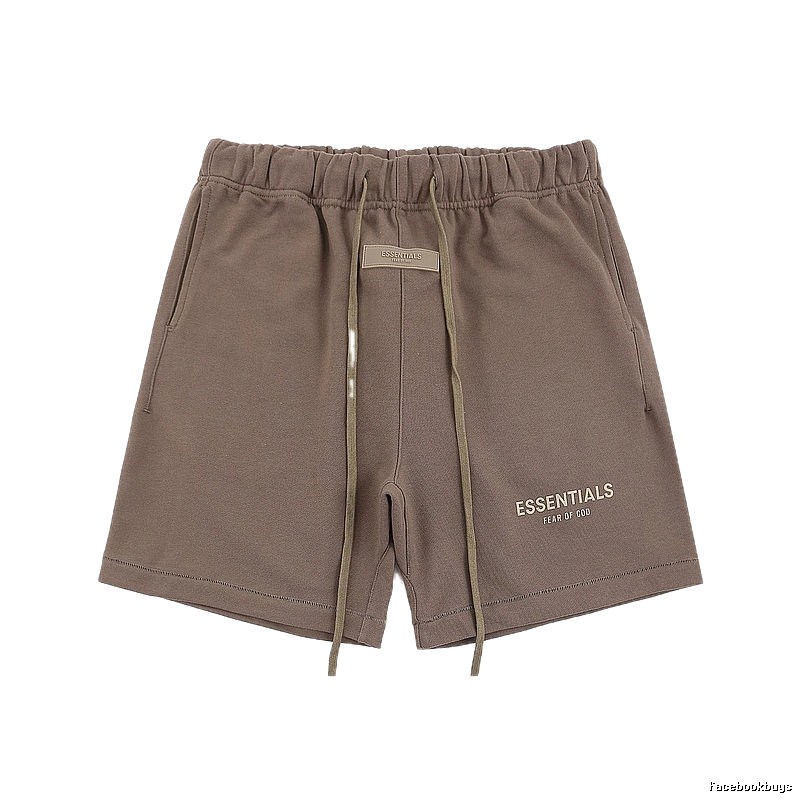ESSENTIALS Basic Khaki Shorts