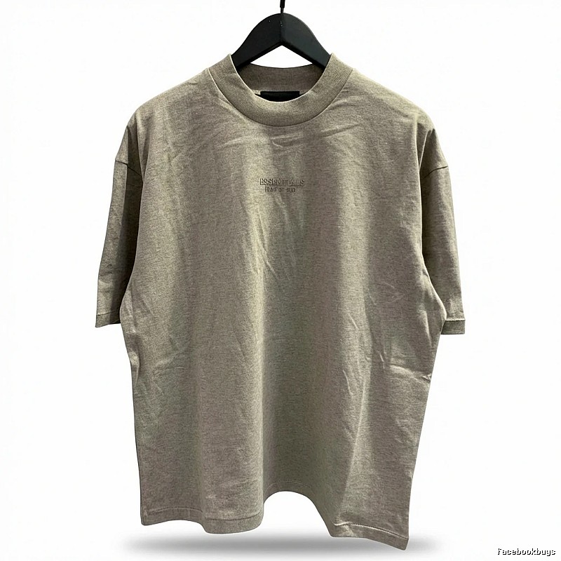 ESSENTIALS Basic Light Gray T-shirt