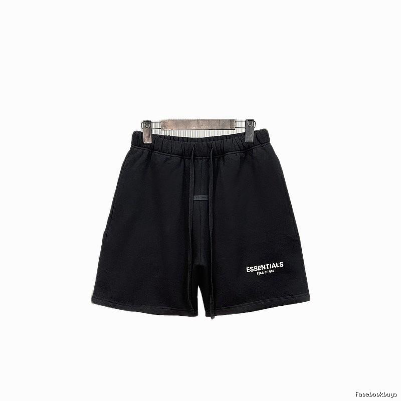 ESSENTIALS casual style black shorts