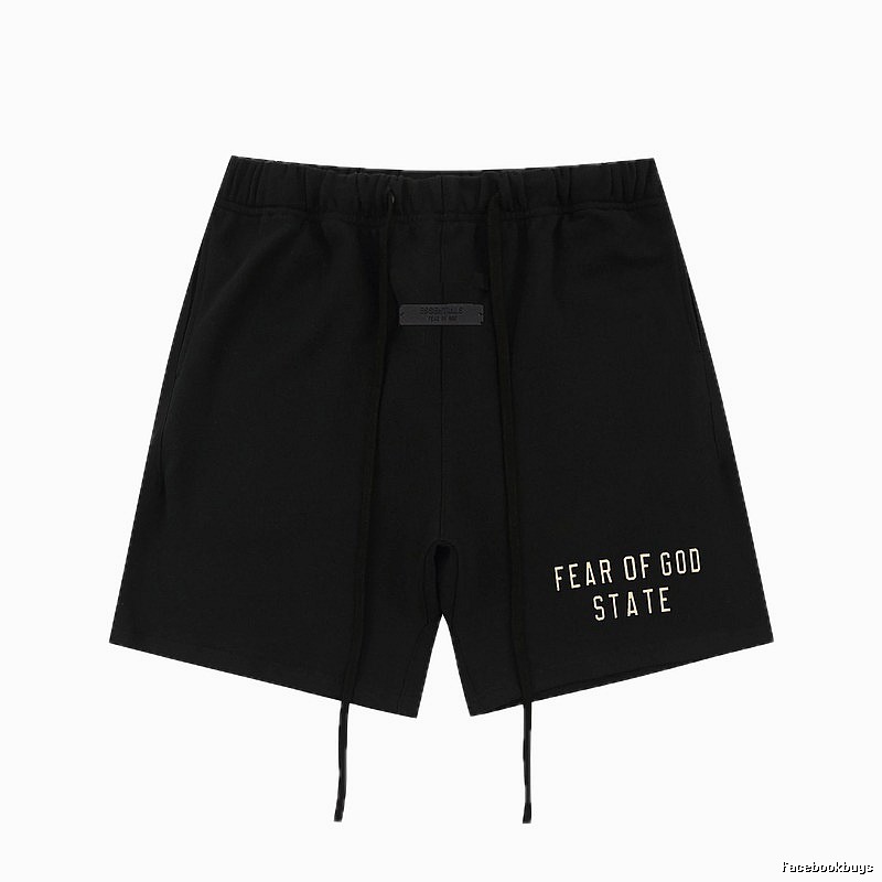 ESSENTIALS minimalist style black shorts