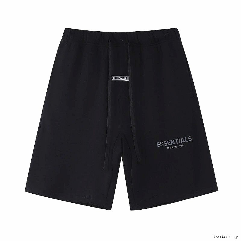 ESSENTIALS minimalist style black shorts