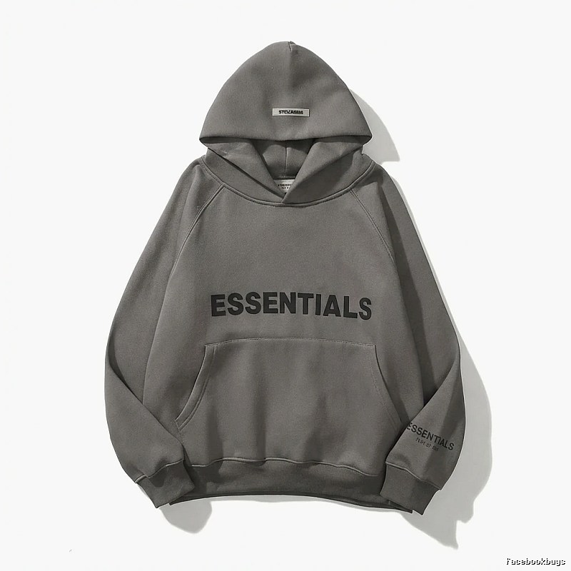 ESSENTIALS minimalist style grey sweatshirt