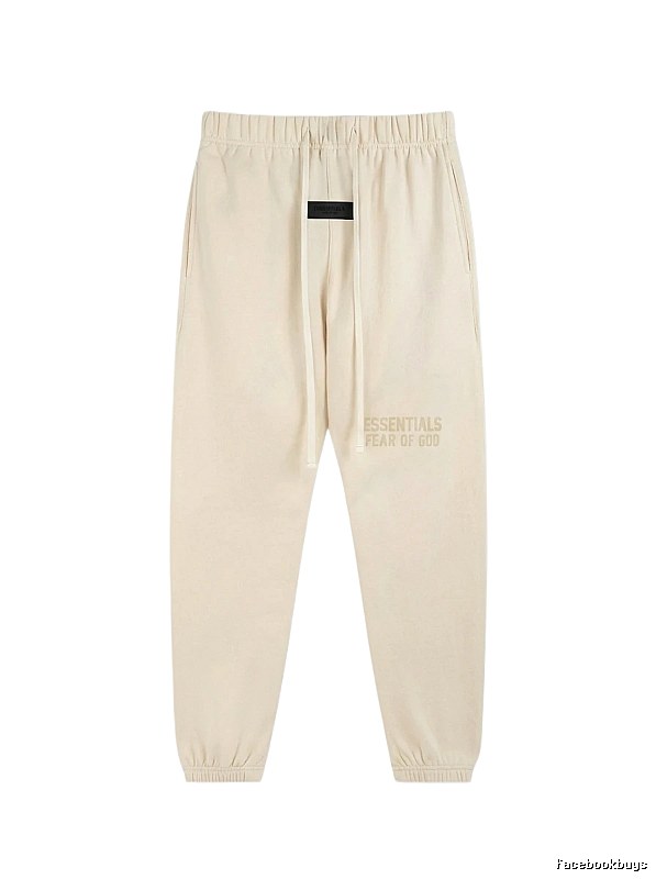ESSENTIALS minimalist style off-white sweatpants