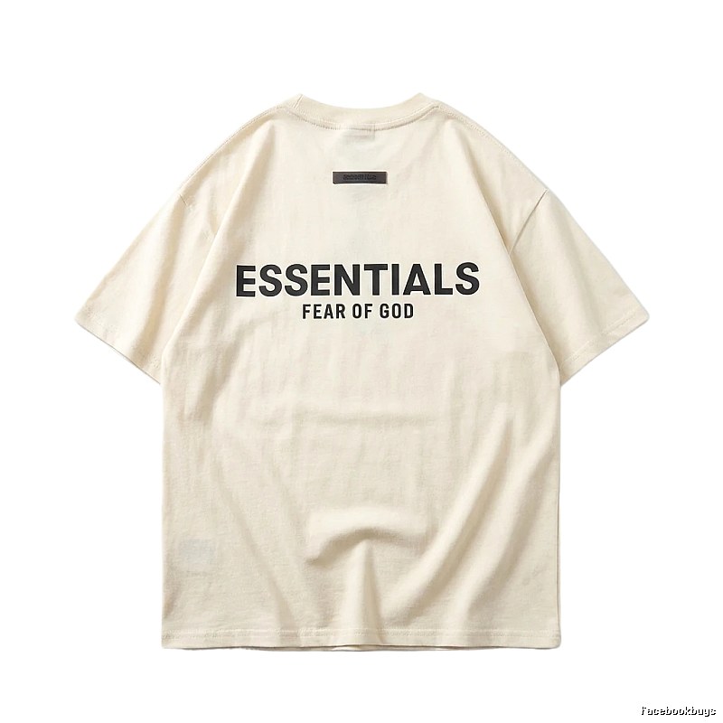 ESSENTIALS minimalist style off-white T-shirt
