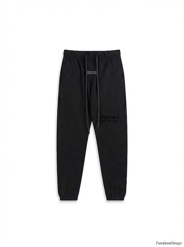 Essentials trendy and cool style black sweatpants