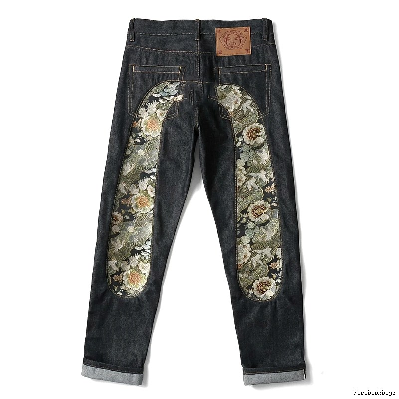EVISU Print Retro Style Jeans