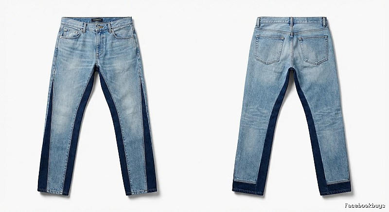Gallery Dept. Color - Blocked Retro - Style Jeans