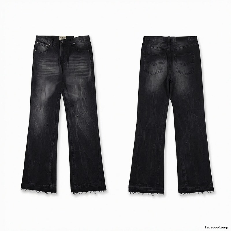Gallery Dept. Distressed Black Jeans