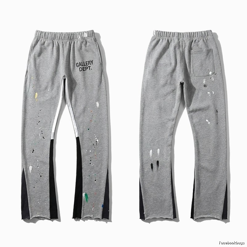 Gallery Dept. Graffiti Street Style Grey Pants