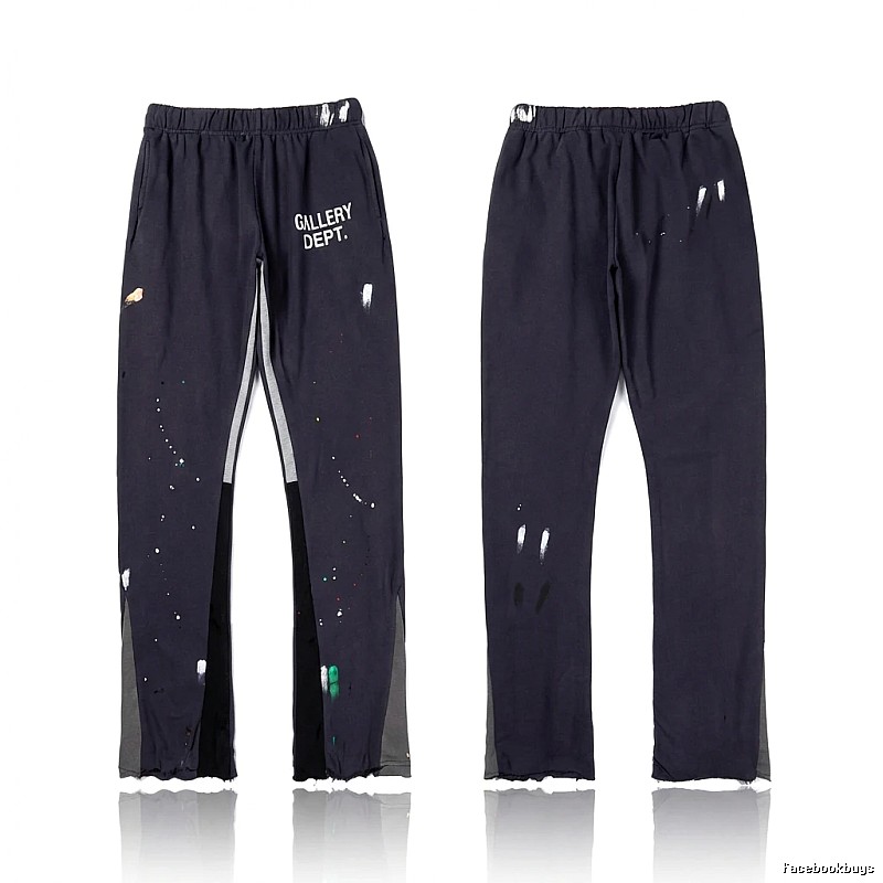 Gallery Dept Graffiti Style Black Trousers