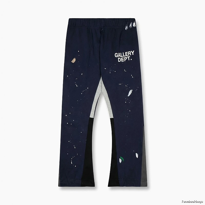 Gallery Dept graffiti-style navy blue pants