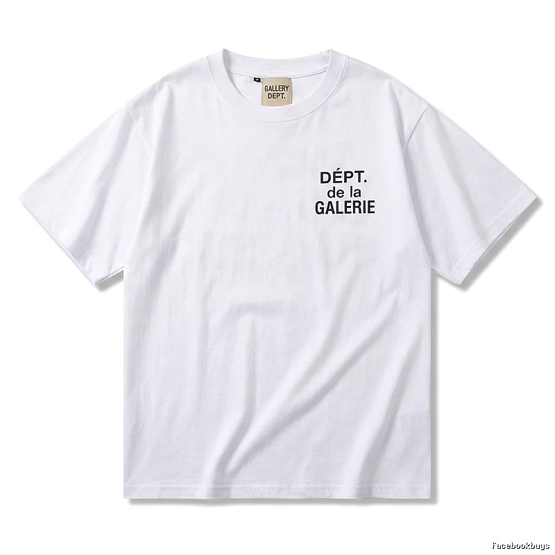 Gallery Dept Minimalist Style White T-shirt