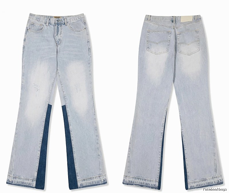 Gallery Dept Patchwork Wide-Leg Jeans