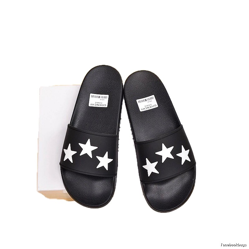 Givenchy Star Collection Trendy Black Slides