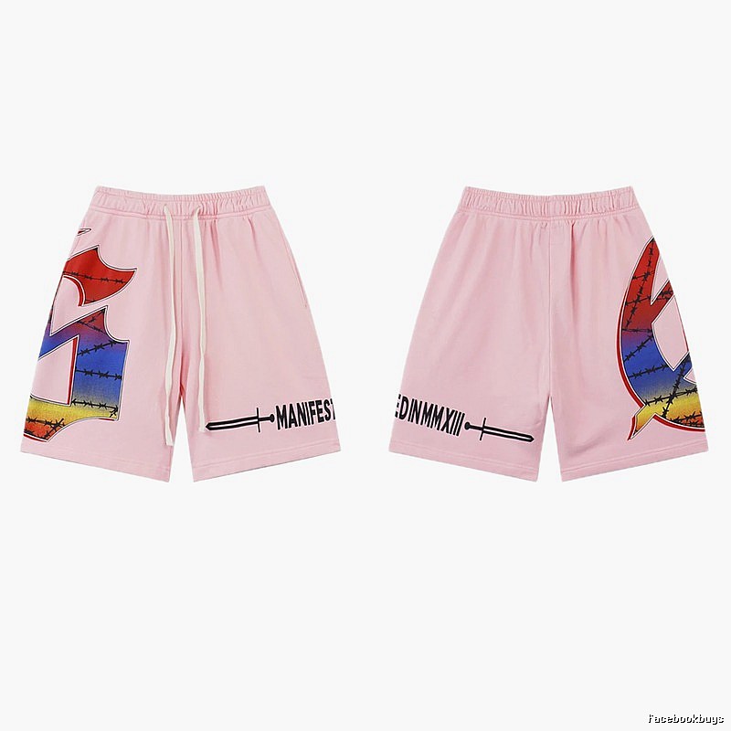 Godspeed Gradient Print Street Style Pink Shorts