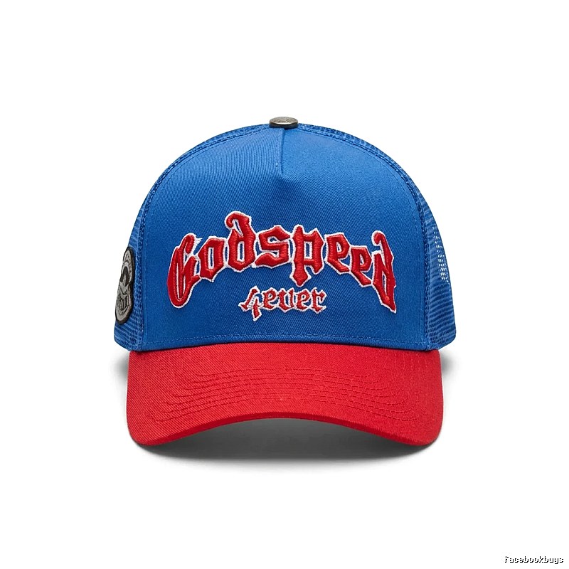 Godspeed Retro Style Red and Blue Hat