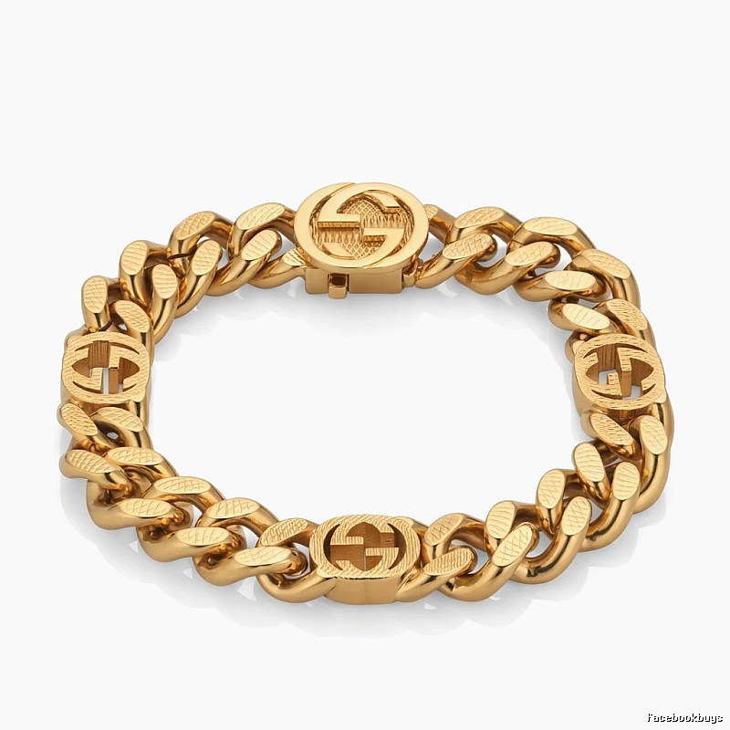 Gucci golden retro-style bracelet