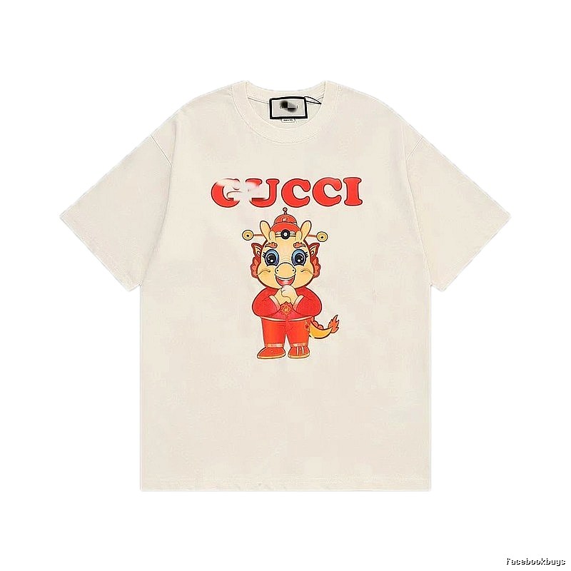 Gucci Year of the Dragon Limited Edition China Chic Style Off-white T-shirt