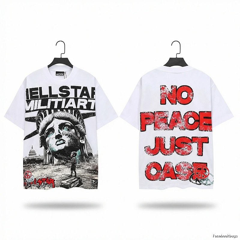 Hellstar Statue of Liberty Print White T-shirt