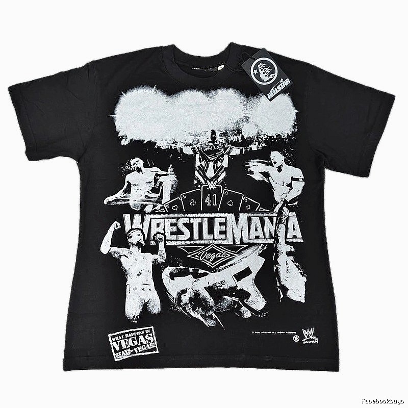 Hellstar WrestleMania Street Style Black T-Shirt