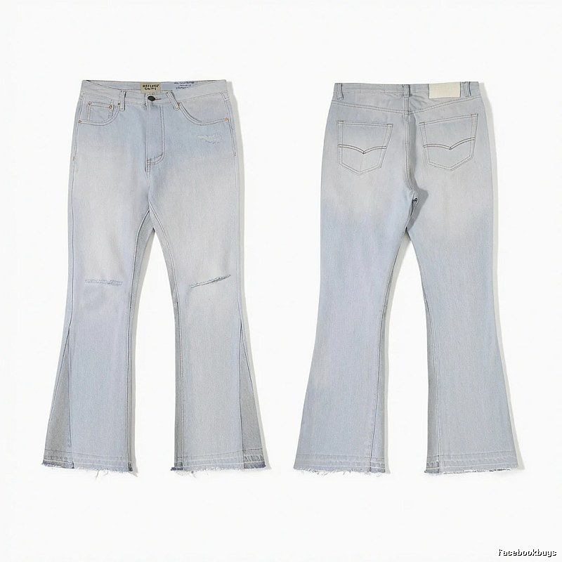 Hole-flared jeans from Gallery Dept.