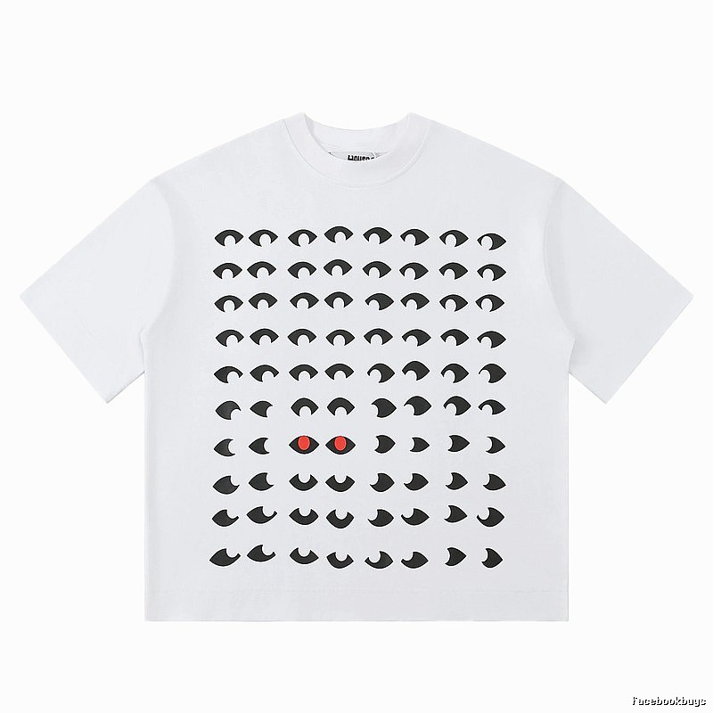 House of Errors Eye Print White T-shirt