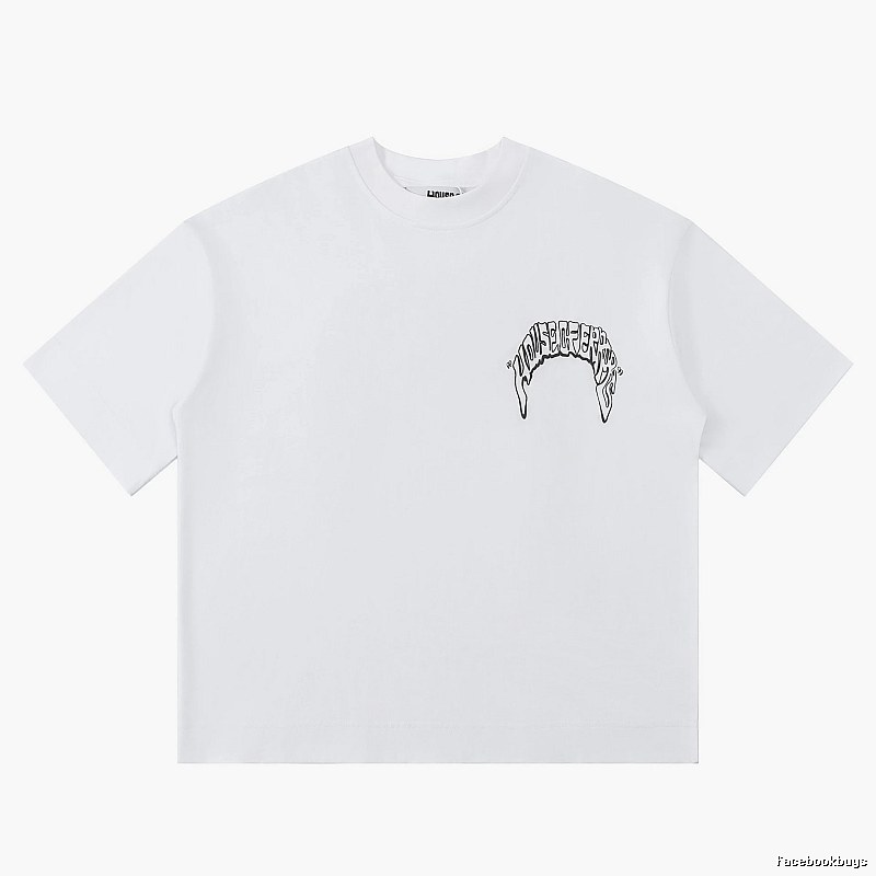 House of Errors Trendy White Short-sleeve Shirt