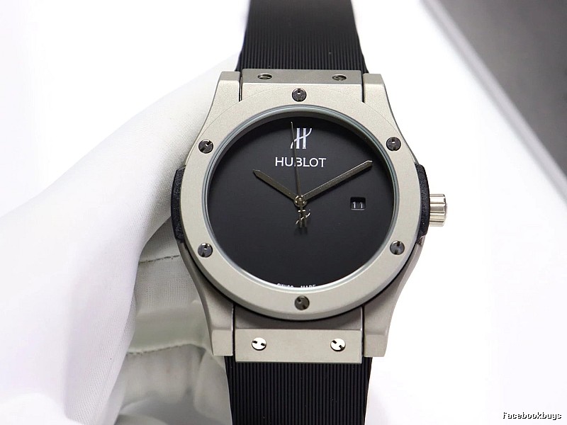 Hublot Watch with Black Dial Watch Detail
