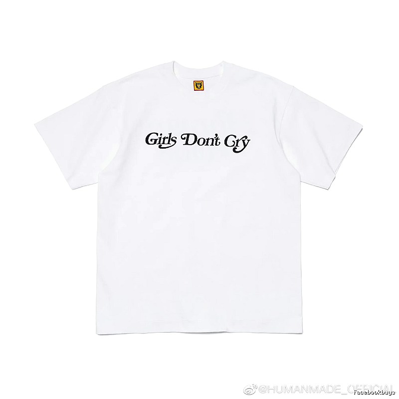 HUMAN MADE Co-branded Japanese Streetwear White Printed T-Shirt