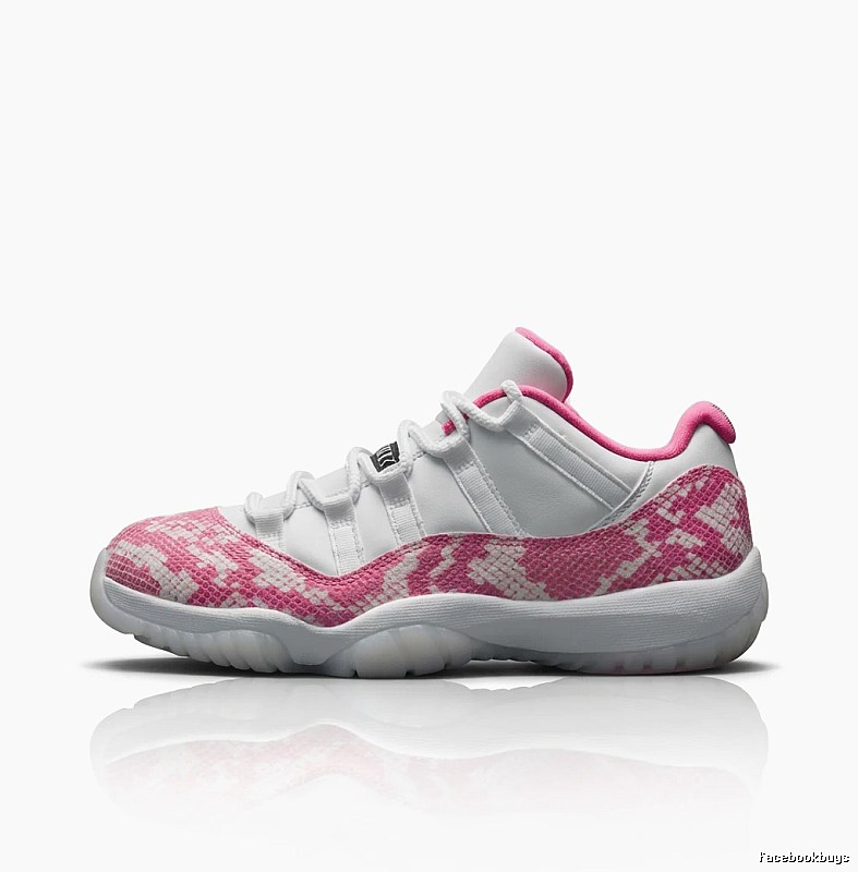 Jordan 11 Pink and White Trendy and Cool Athletic Shoes