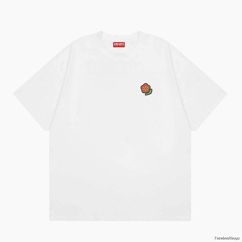 KENZO Crabapple Blossom Casual Style White Short Sleeve T-shirt