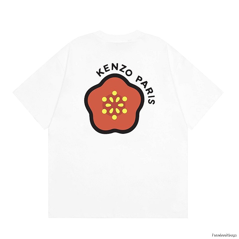 KENZO Crabapple Casual Style White T-Shirt
