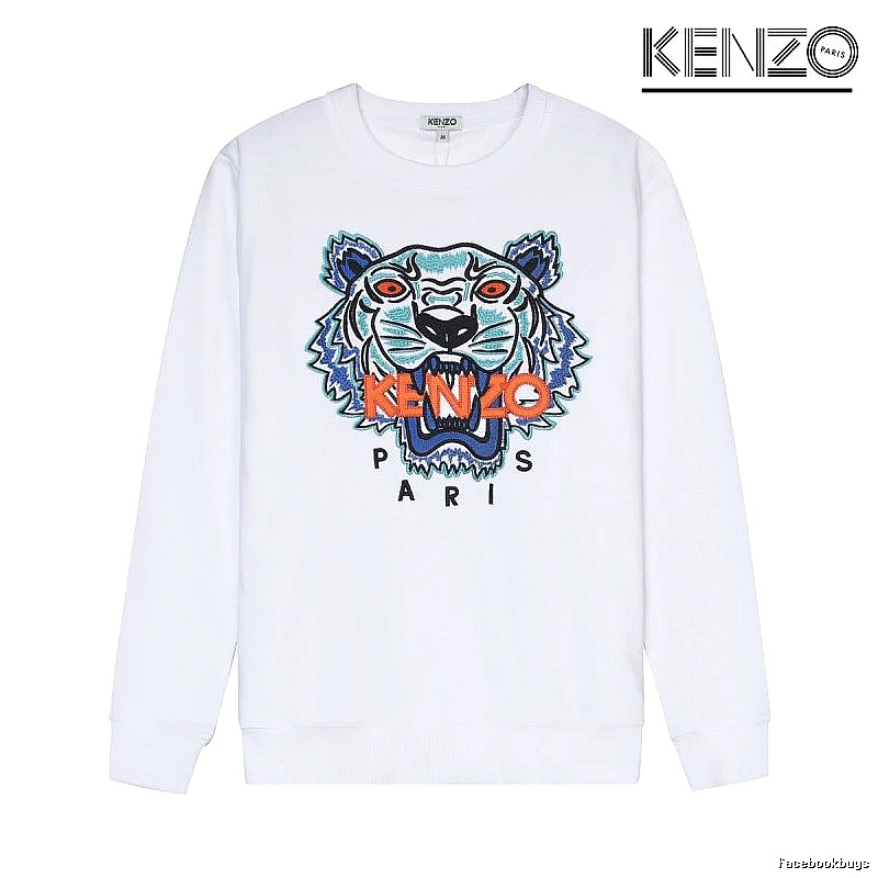 Kenzo Style Kc16 Tiger SweatShirt Coffee Run Graphic