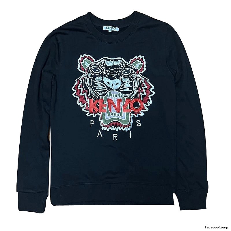Kenzo Style Kc55 Tiger SweatShirt Casual Layering Graphic