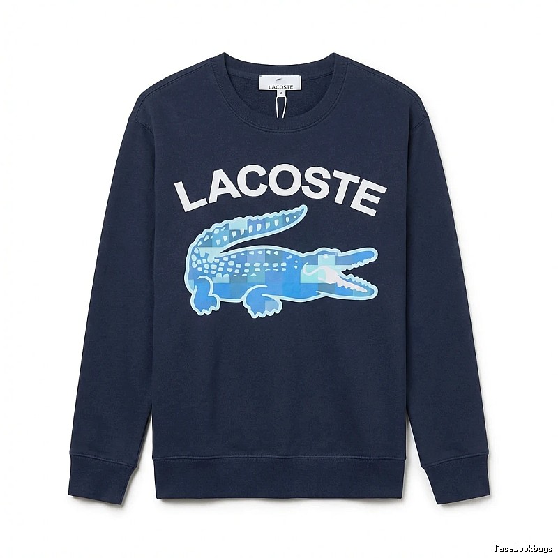 Lacoste Classic Style Fashion Navy Blue Sweatshirt