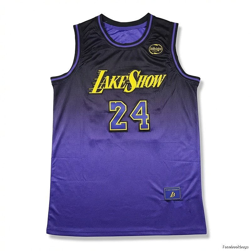 Lakers gradient-style basketball uniforms