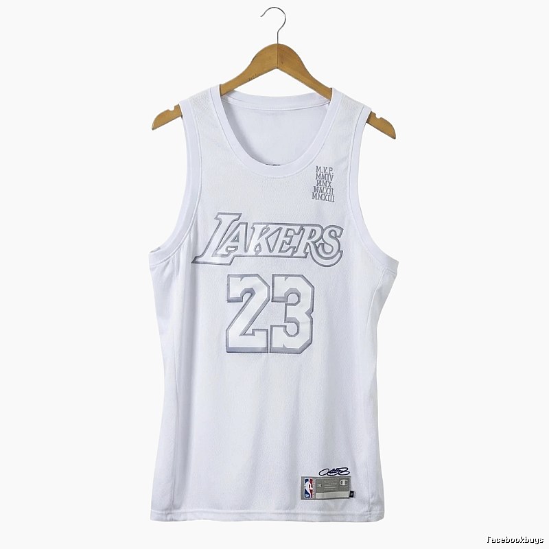 Lakers LBJ retro white vest