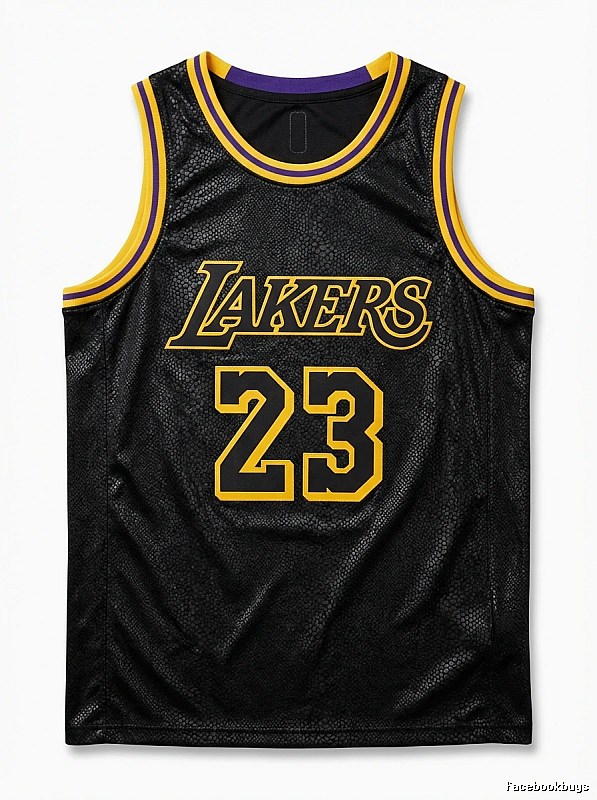 LBJ Lakers retro-style jersey