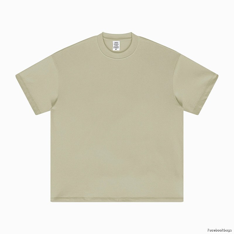 Lightweight Plain white T-shirt Minimal White Short for Trend Styling