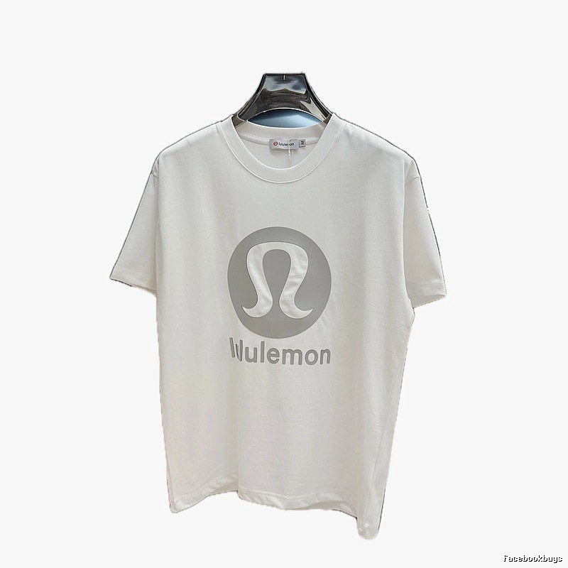 lululemon Classic Printed Sporty White T-Shirt