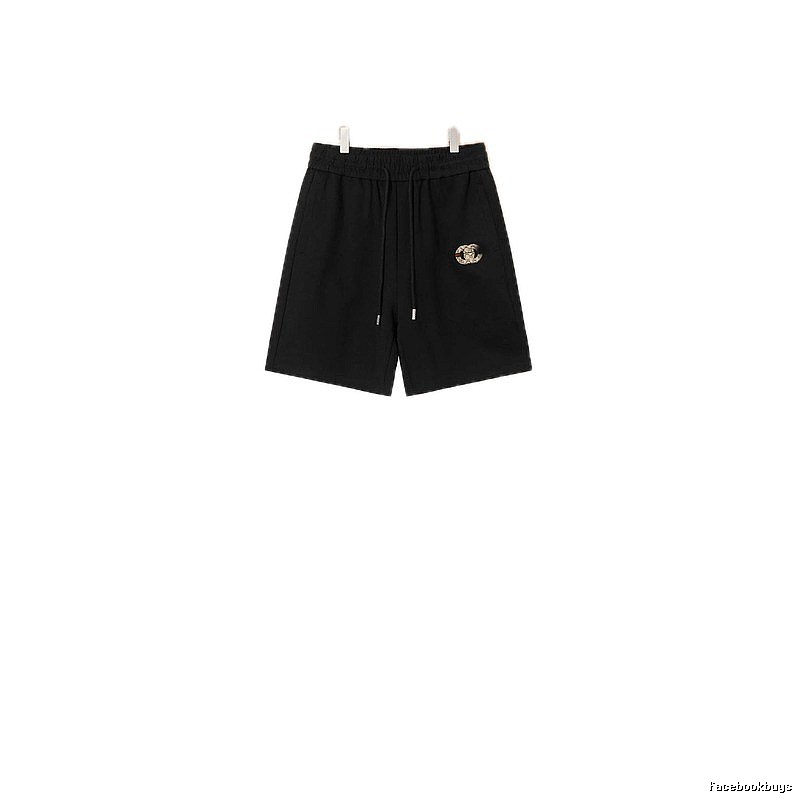 LV casual style black shorts