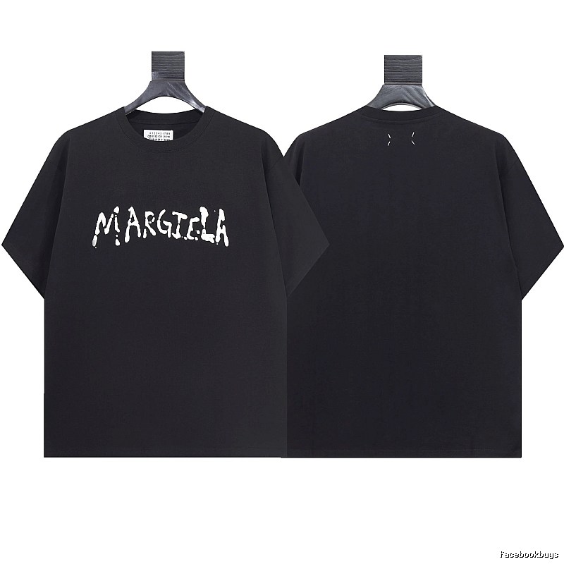 Maison Margiela Graffiti High Street Black Short-sleeve T-shirt