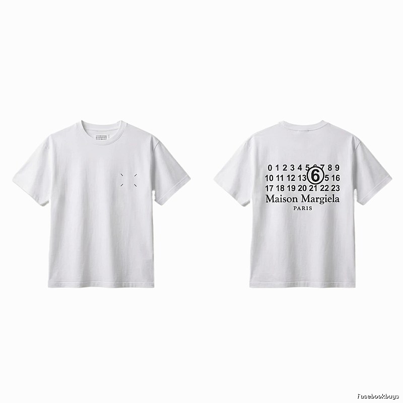 Maison Margiela white T-shirt with digital printing