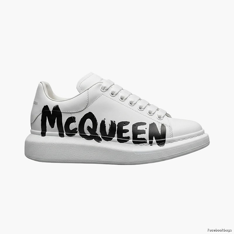 McQueen - printed casual - style white shoes