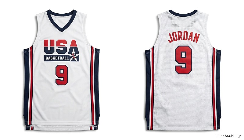 Michael Jordan retro-style white jersey