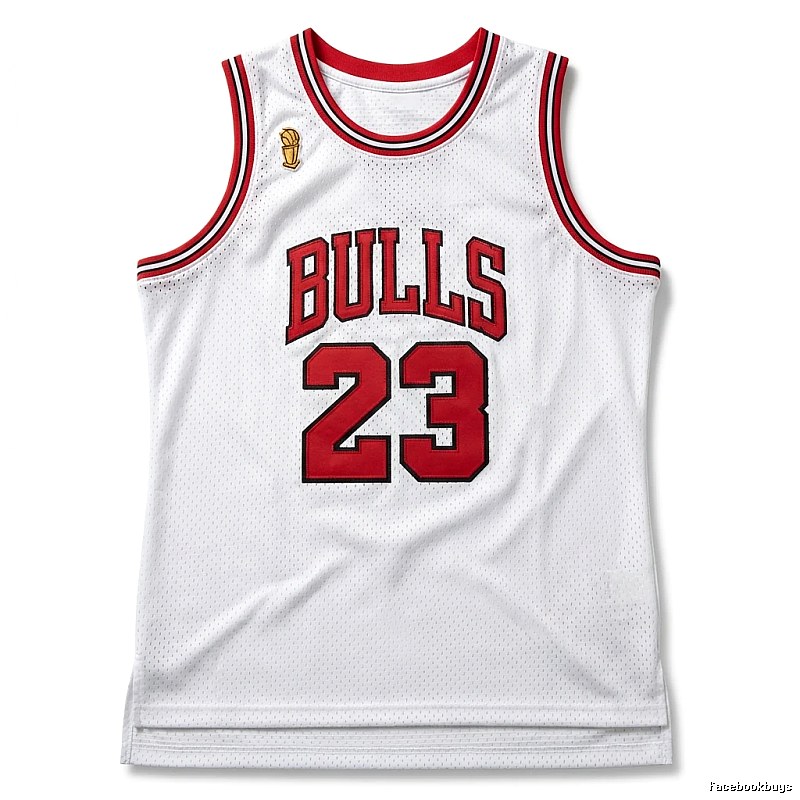 Michael Jordan retro-style white jersey