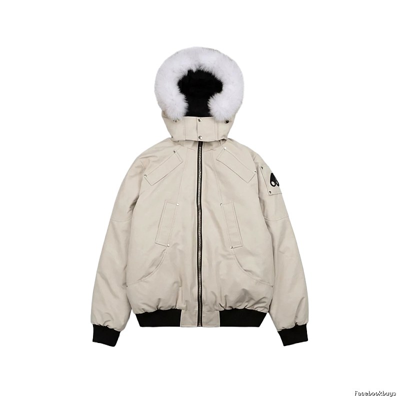 Michael Kors parka down jacket in off-white