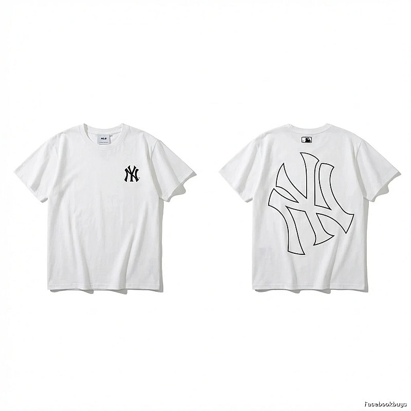 MLB New York Yankees minimalist style white T-shirt