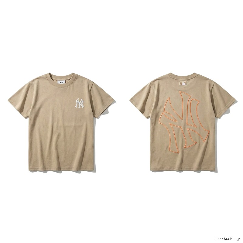 MLB retro style khaki T-shirt