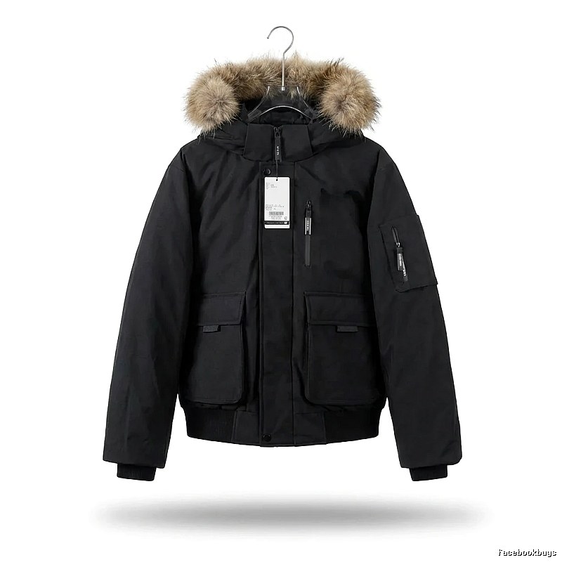 MLB Workwear Style Black Down Jacket